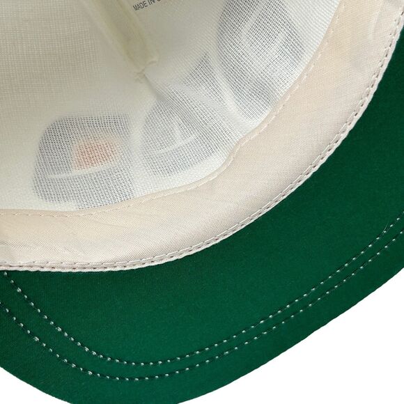 Vintage DDP 110 Baseball Cap Hat 80s Made In USA Rope Roping Cord Snapback White - Picture 8 of 11